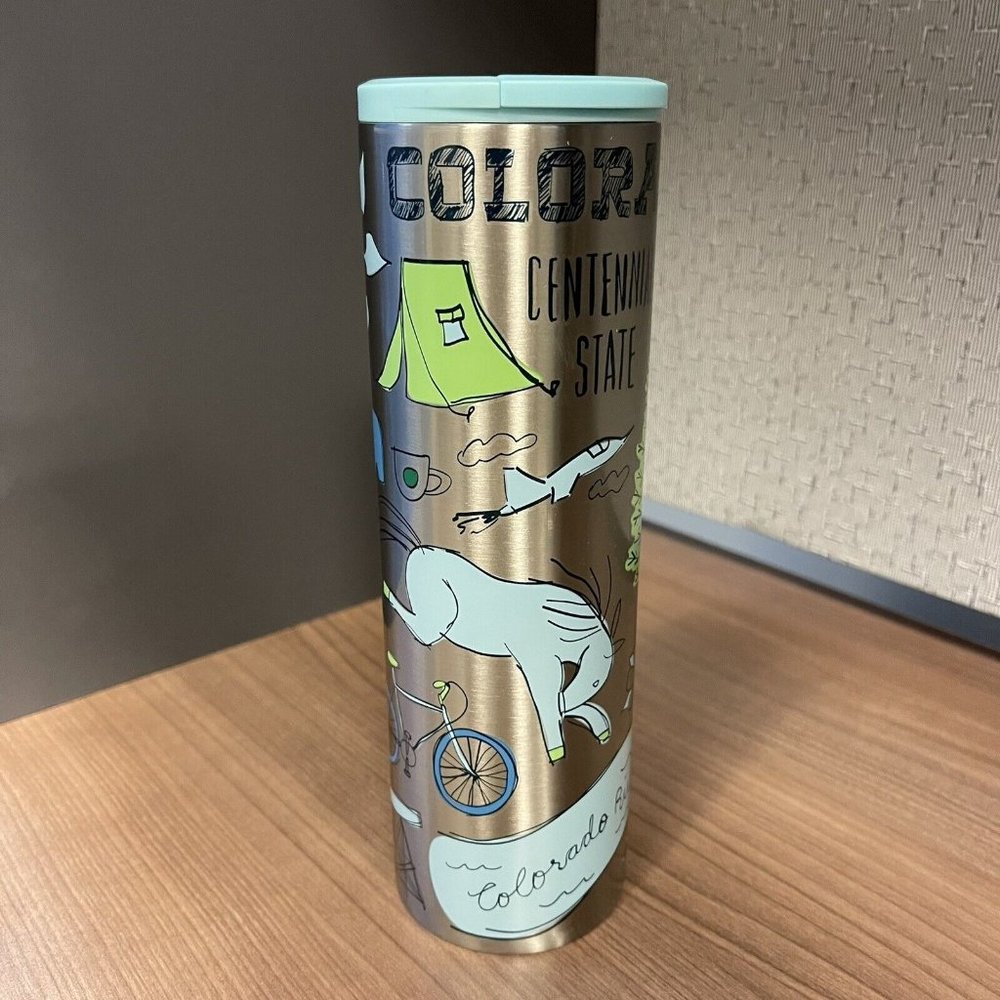Starbucks Colorado Tumbler 2019 Been There State Series 16 oz Stainless Steel